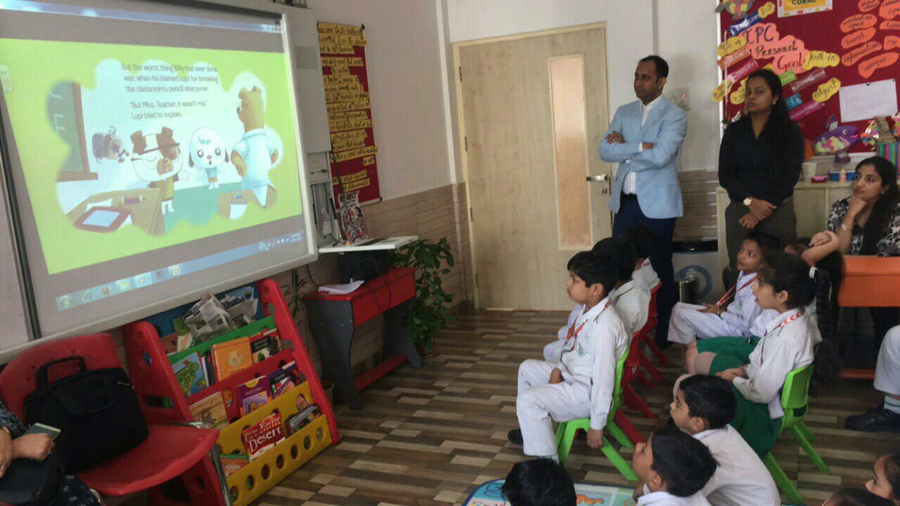 World Mental Health Day 2018: Youth & Mental Health in a Changing World! Starting early, Interacting with young minds about Peer Pressure, Bullying & more. Class1-5, IPC, Manav sthali school.