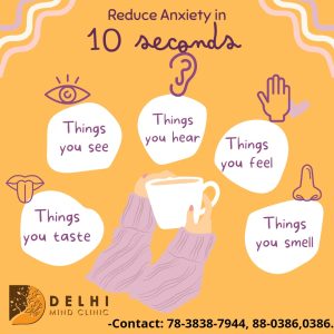 How To Reduce Anxiety In 10 Seconds? Anxiety Treatment In Delhi.
