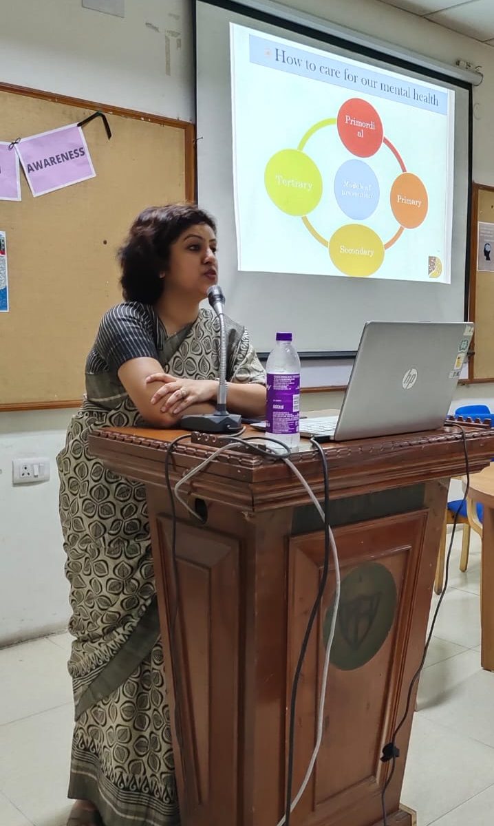 Dr. sugandha Gupta at the Miranda House