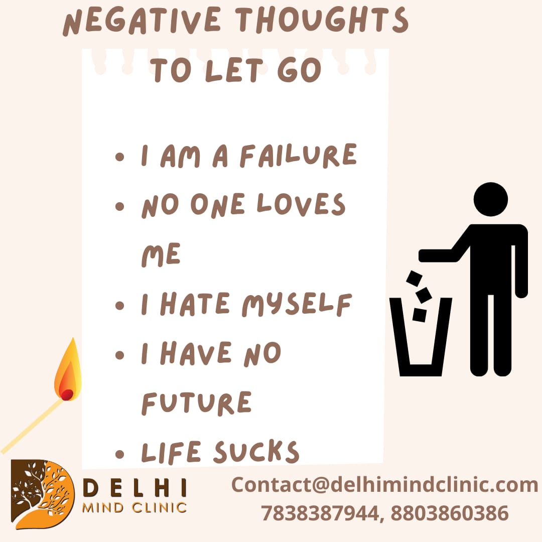 Negative thoughts to let go
