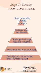 Steps to develop body confidence