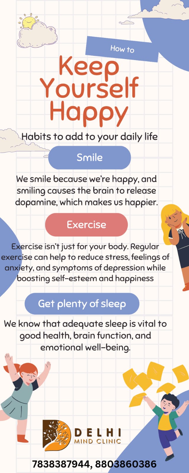 Habits for Happiness Mental Health Awareness