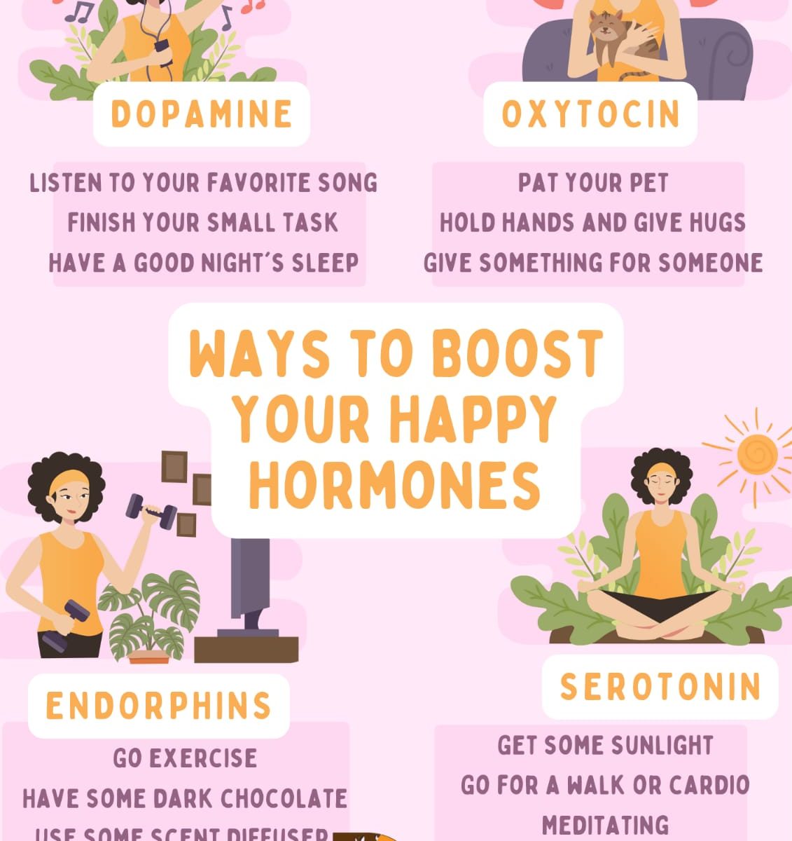 boost your happy hormones