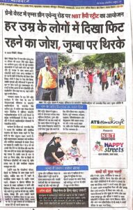 Dr. Paramjeet Singh Inspires Fitness and Mental Wellness at NBT Happy Streets, Greater Noida West