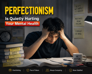 Perfectionism mental health struggles are more common than they seem. Discover 7 signs perfectionism is affecting your wellbeing and how to find balance.