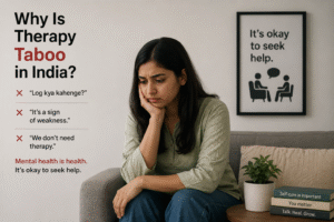 why is therapy taboo in india