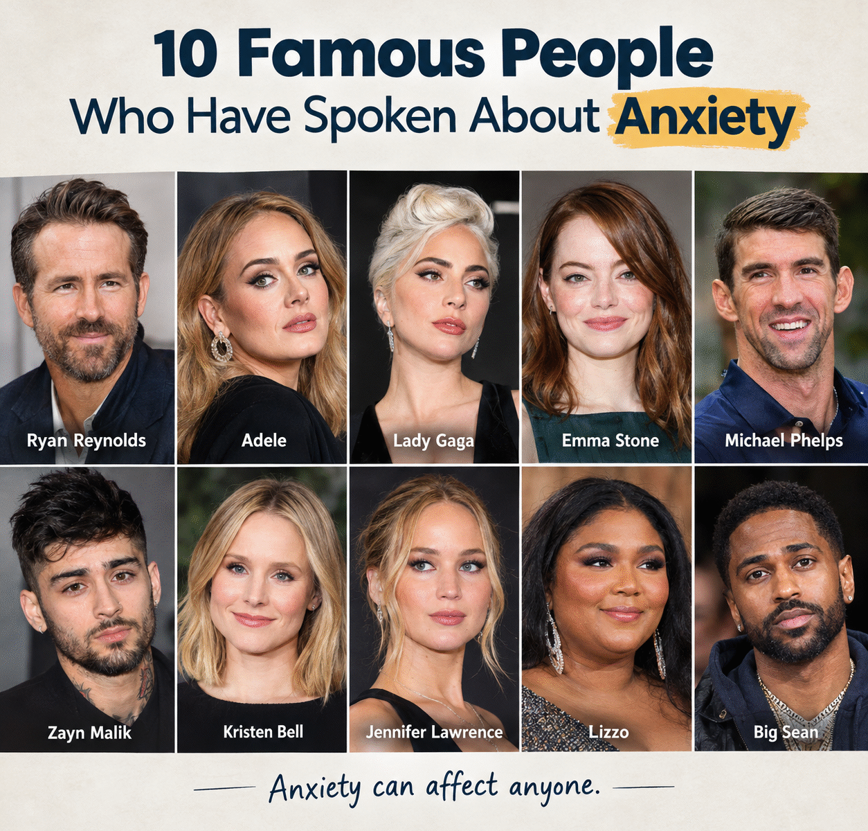 SEO Title: Famous Person With Anxiety: Top 10 Celebrity Stories