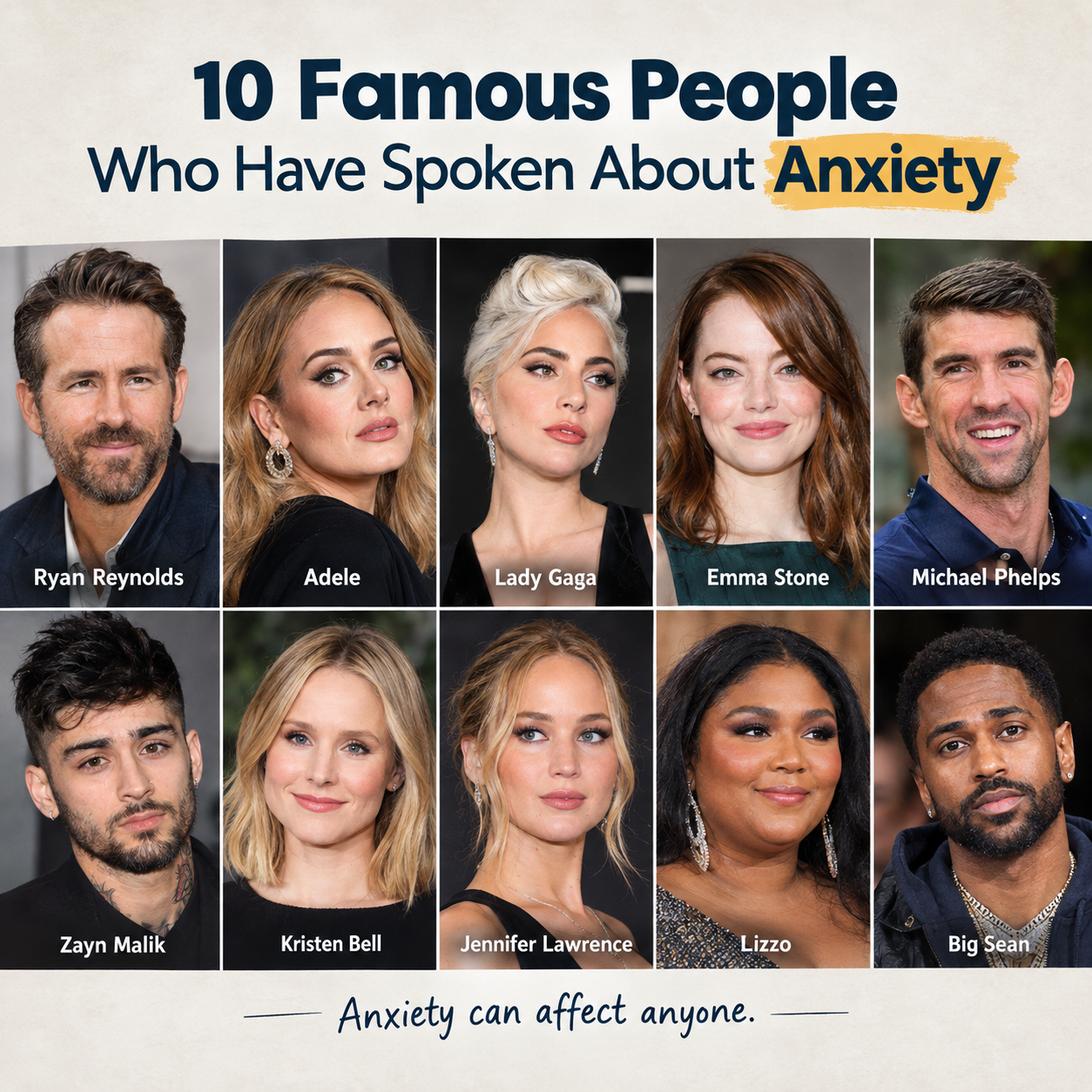 SEO Title: Famous Person With Anxiety: Top 10 Celebrity Stories